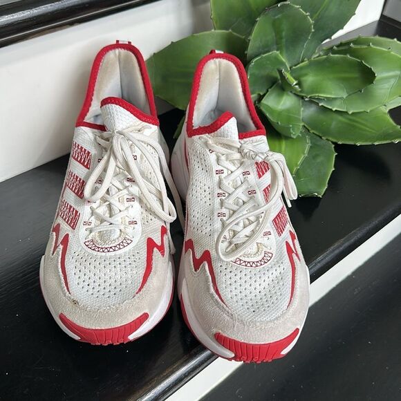 Adidas Impact FLX Men’s Training Shoes – White/Red, Size 9.5 US - Picture 5 of 9